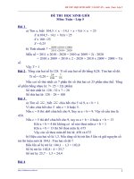 BỘ đề HSG toán lớp 5 và đáp án CHI TIẾT (số 2) 