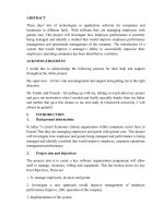 The introduction of a system that would improve a manager’s ability to successfully supervise their employees, operating companies has been identified as a solution