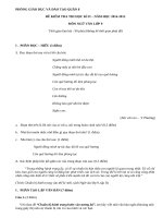 Đề thi học kì 2 môn Văn lớp 9 năm 2015 quận 8 TPHCM