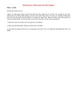 Đề thi học kì 2 lớp 9 môn Văn 2015 Quận 3