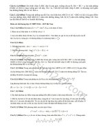 Đề thi học kì 2 lớp 12 môn Toán năm 2015 Hà Nam