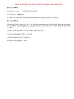 Đề thi học kì 2 lớp 9 môn Toán 2015 An Giang