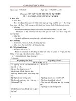 Giáo án số học lớp 6 in dùng luôn 