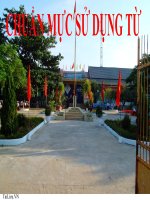 Bài giảng ngữ văn 7 bài 14 chuẩn mực sử dụng từ 5 