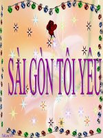 Bài giảng ngữ văn 7 bài 15 sài gòn tôi yêu 