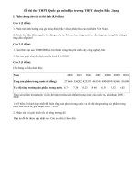 Đề thi thử THPT Quốc gia môn Địa THPT chuyên Bắc Giang 2015