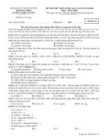 30 đề thi thử THPT quốc gia môn hóa học  năm 2016