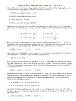 Đề thi thử THPT Quốc gia môn Lý năm 2015 - ĐHSP HN (Lần 1)