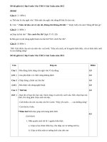 Đề thi giữa học kì 2 lớp 8 môn Văn THCS Giai Xuân năm 2015