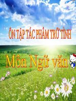 Bài giảng ngữ văn 7 bài 16 ôn tập tác phẩm trữ tình 9 