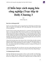 Chiến lược cách mạng hóa công nghiệp (trực tiếp từ dell)  chương 3 