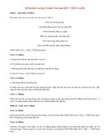 Đề thi thử vào lớp 10 môn Văn THCS An Đà năm 2015