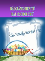 Bài giảng ngữ văn 7 bài 14 chơi chữ 15 