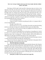 YÊU cầu cần đạt TRONG VIỆC dạy kỹ NĂNG NGHE CHƯƠNG TRÌNH TIẾNG ANH THPT NGHÈN hà TĨNH 