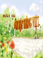 Bài giảng ngữ văn 7 bài 16 ôn tập phần tiếng việt 7 