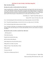 Đề thi học kì 2 lớp 12 môn Văn tỉnh Hậu Giang 2015