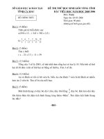 Đề thi học sinh giỏi môn Tiếng Việt và môn Toán cấp Tiểu học.