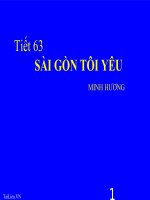 Bài giảng ngữ văn 7 bài 15 sài gòn tôi yêu 7 