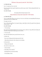 Đề thi học kì 2 lớp 6 môn Văn năm 2015 - THCS Mỹ Hòa