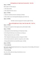 Đề thi giữa học kì 2 lớp 8 môn Văn năm 2015 - Việt Yên