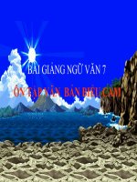Bài giảng ngữ văn 7 bài 14 ôn tập văn bản biểu cảm 2 