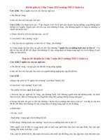 Đề thi giữa học kì 2 lớp 7 môn Văn năm 2015 - THCS Xuân La