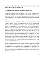 PHÁP LUẬT ĐIỀU CHỈNH CÔNG VIỆC, NGƯỜI THỰC HIỆN CÔNG VIỆC TRONG BỘ MÁY NHÀ NƯỚC VIỆT NAM