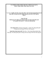 Đánh giá sự tác động của chương trình xây dựng nông thôn mới tới sự phát triển kinh tế   xã hội của địa phương