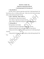 Điều tra xã hội học  Đánh giá của người hâm mộ Hà Nội về chất lượng bóng đá Việt Nam hiện nay