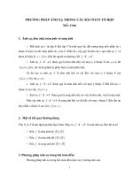 Chuyên đề PHƯƠNG PHÁP ÁNH xạ TRONG các bài TOÁN tổ hợp 