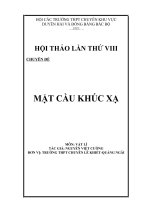 chuyên đề mặt cầu khúc xạ