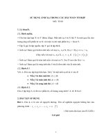 Chuyên đề sử DỤNG ÁNH xạ TRONG các bài TOÁN tổ hợp 