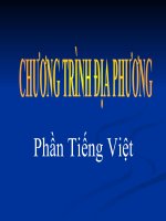 Bài giảng ngữ văn 7 bài 17 chương trình địa phương 5 