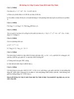 Đề thi học kì 1 lớp 12 môn Toán tỉnh Tây Ninh 2014