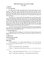 Chuyên đề PHÉP đếm TRONG GIẢI TOÁN tổ hợp 