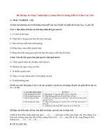 Đề thi học kì 1 lớp 7 môn Địa Lý năm 2014 Trường THCS Trần Cao Vân