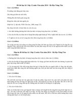 Đề thi học kì 1 lớp 12 môn Văn tỉnh Vũng Tàu năm 2014