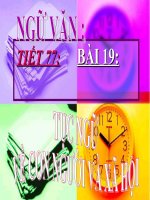 Bài giảng ngữ văn 7 bài 19 tục ngữ về con người và xã hội 4 