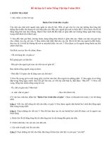 Đề thi học kì 1 lớp 5 môn tiếng việt năm 2014