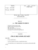 Giáo án lớp 1 (Cả năm và đầy đủ các môn học).