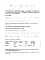 Trạng từ thường gặp trong tiếng anh giao tiếp