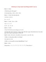 Đề thi học kì 1 lớp 6 môn Toán Phòng GD-ĐT Cam Lộ