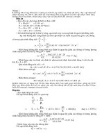 Đáp án ngân hàng câu hỏi và bài tập môn KĨ THUẬT NHIỆT