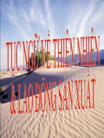 Bài giảng ngữ văn 7 bài 18 tục ngữ về thiên nhiên và lao động sản xuất 7 