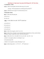 Đề thi học kì 1 lớp 6 môn Toán năm 2014 Phòng GD - ĐT Tân Châu