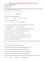 Đề thi học kì 1 lớp 9 môn Lý năm 2014 Phòng GD - ĐT Bảo Lộc