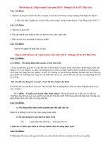 Đề thi học kì 1 lớp 6 môn Văn năm 2014 - Phòng GD & ĐT Phú Yên