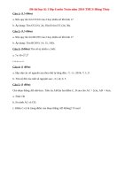 Đề thi học kì 1 lớp 6 môn Toán THCS Hồng Thủy năm 2014