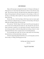 Đồ án môn học “thiết kế động cơ đốt trong” 