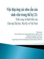Đổi mới giáo dục đại học   kinh nghiệm của hoa kỳ